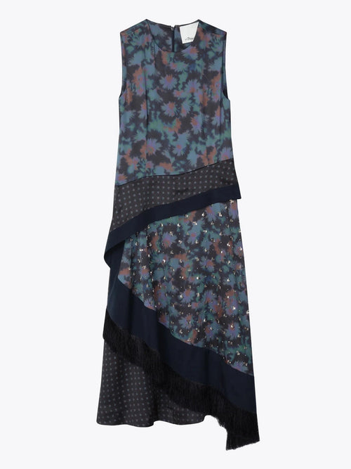 Phillip Lim - Desert Flower Layered Midi Dress with Fringe Phillip Lim