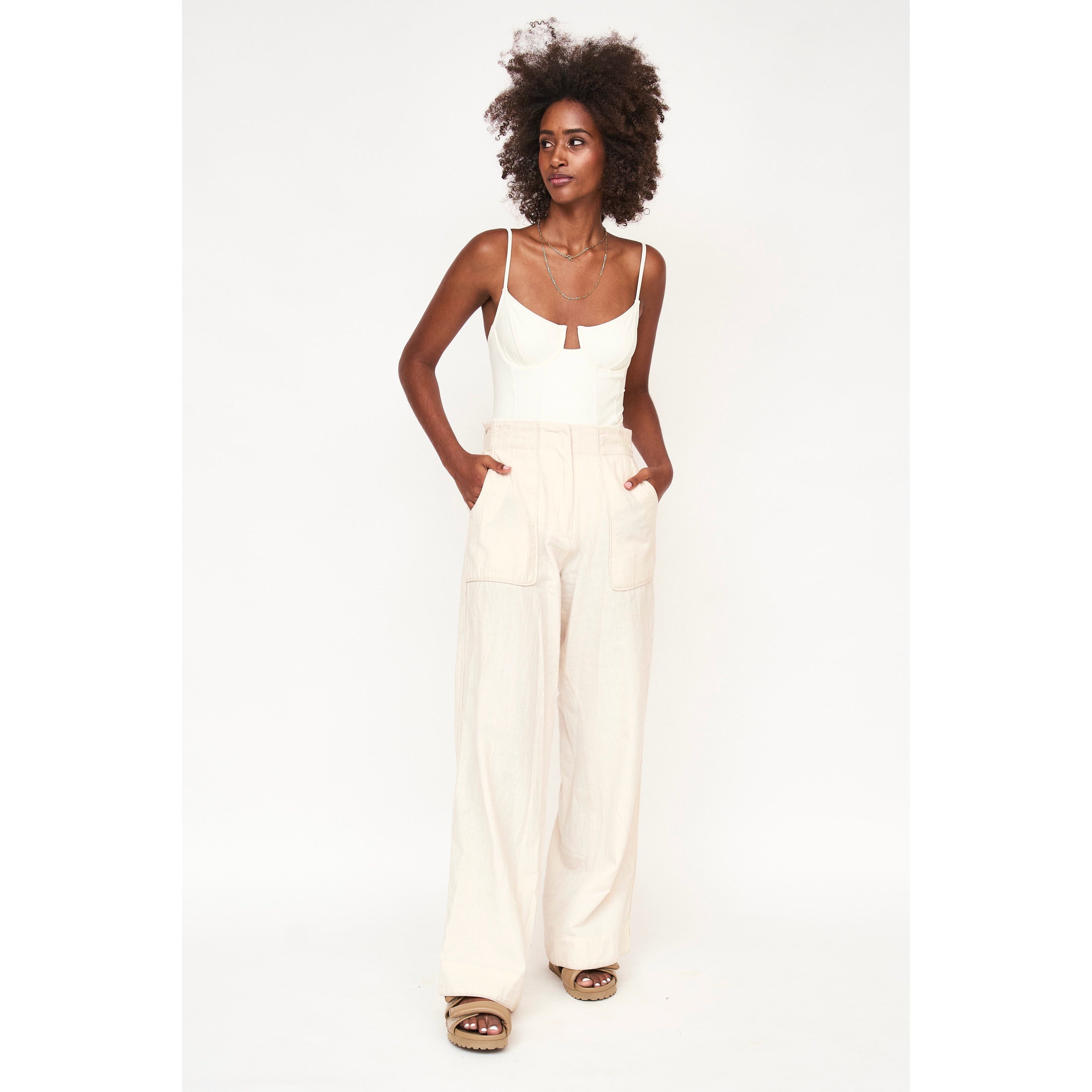 Tivot Pant in Parchment - Resort 26 MIRTH