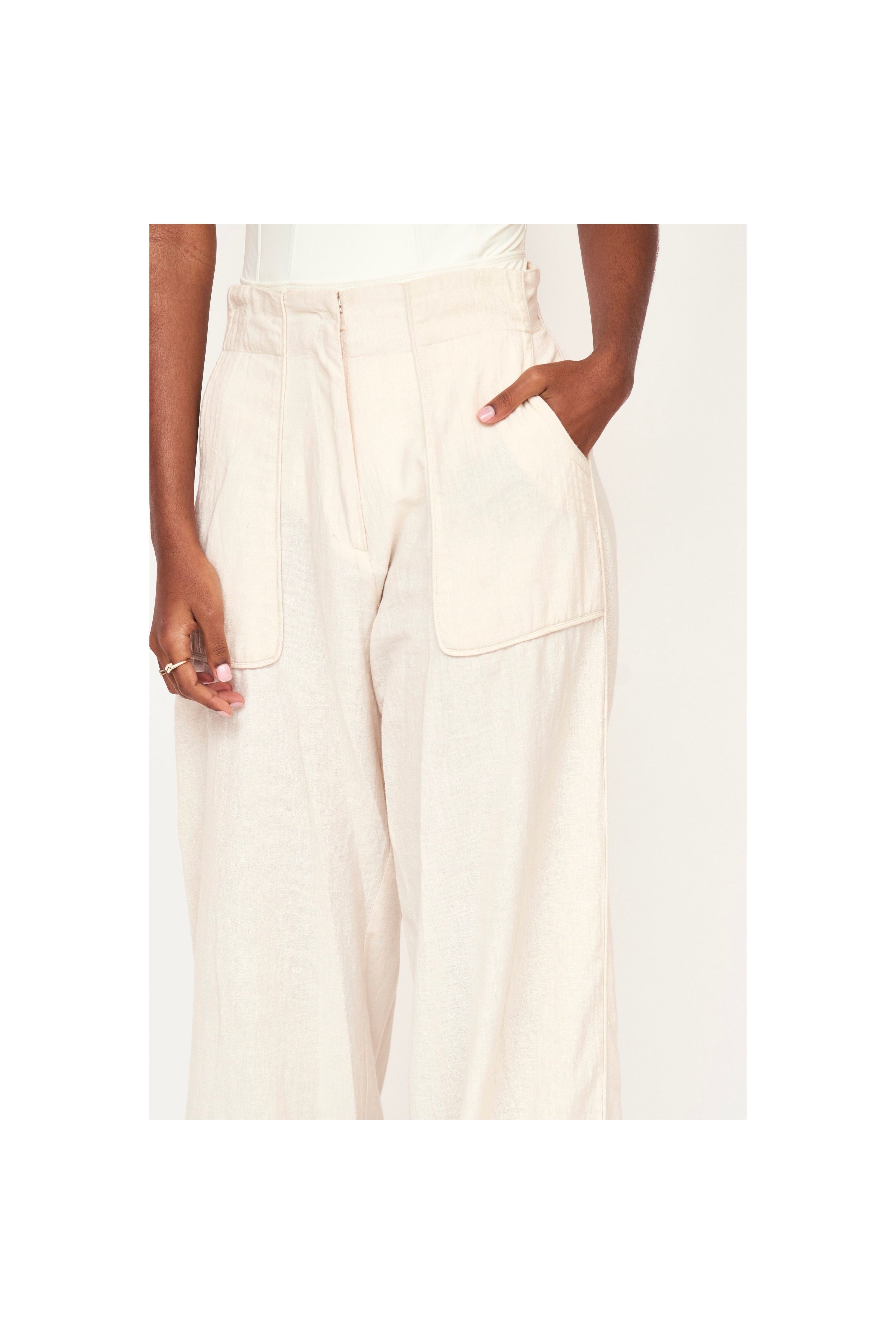 Tivot Pant in Parchment - Resort 26 MIRTH