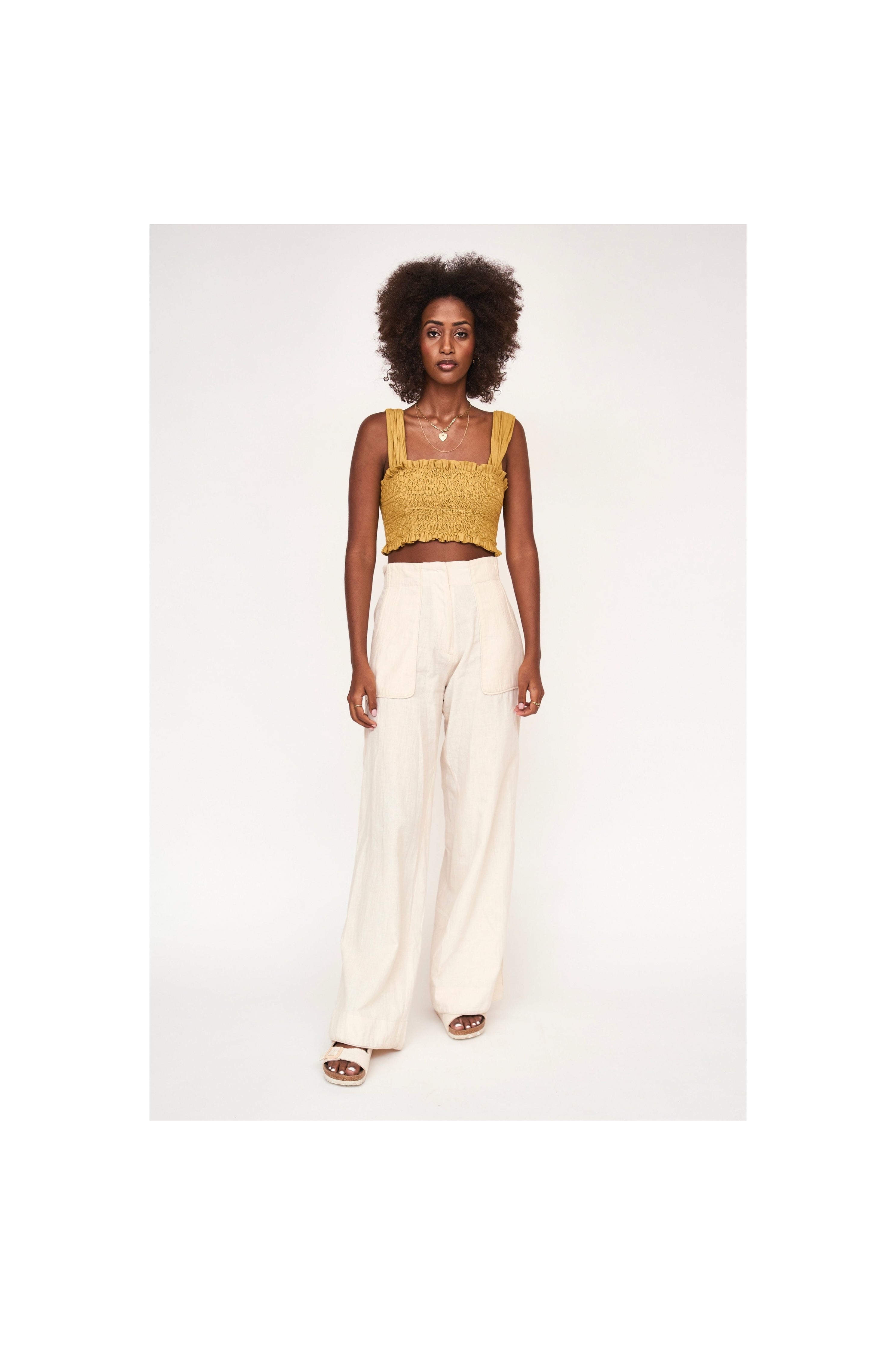 Tivot Pant in Parchment - Resort 26 MIRTH