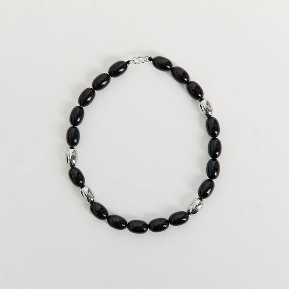 Clementine Necklace (Black/Silver) Heaven Mayhem