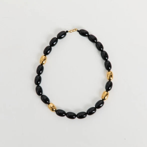 Clementine Necklace (Black/Gold) Heaven Mayhem