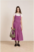 LYRA MIDI DRESS - MAGENTA Damson Madder