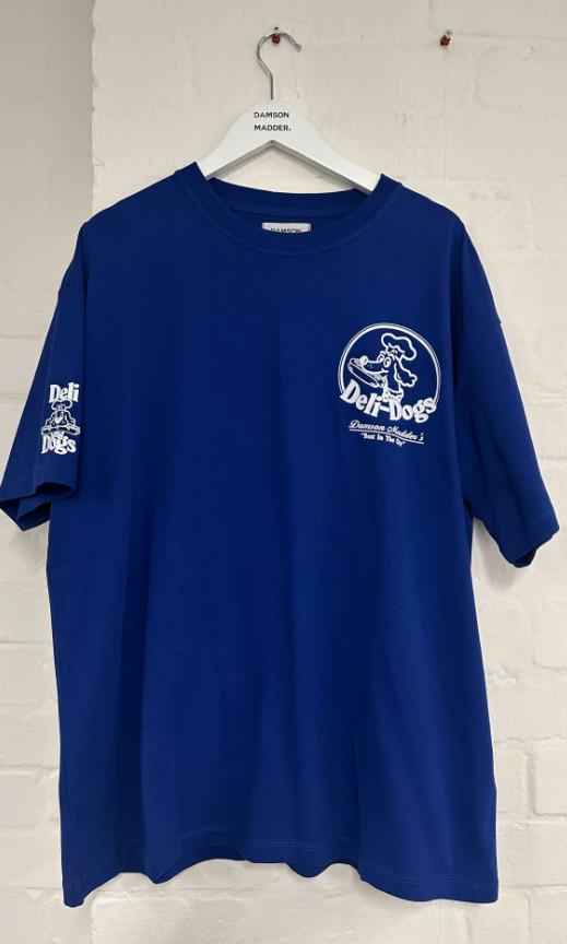 DELI DOG SS GRAPHIC TEE - BLUE Damson Madder