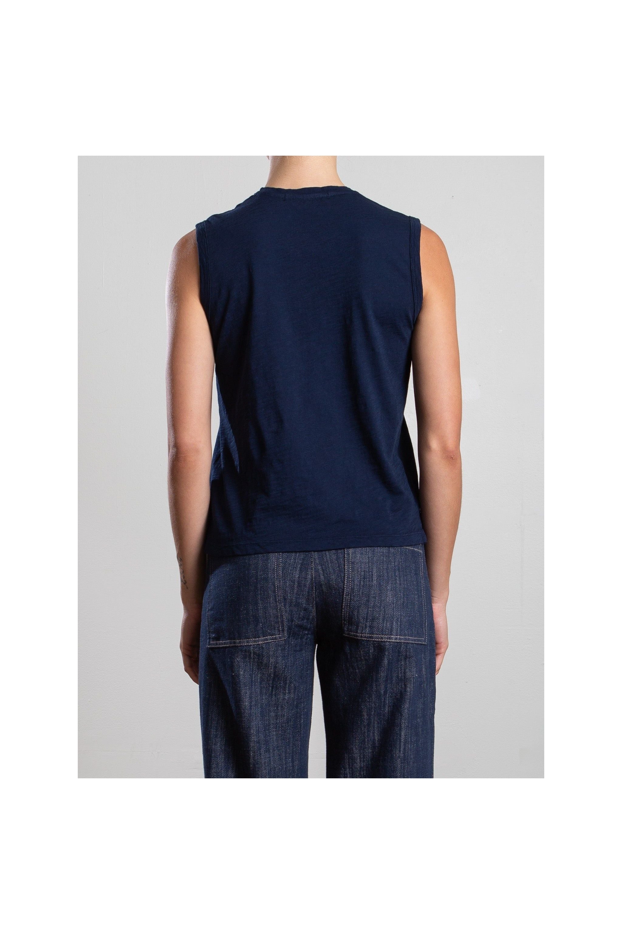 Ava Tank in Supima Slub Pharaoh