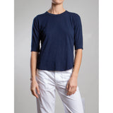 Giada Slim Tee in Supima Slub Pharaoh