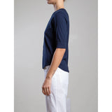 Giada Slim Tee in Supima Slub Pharaoh