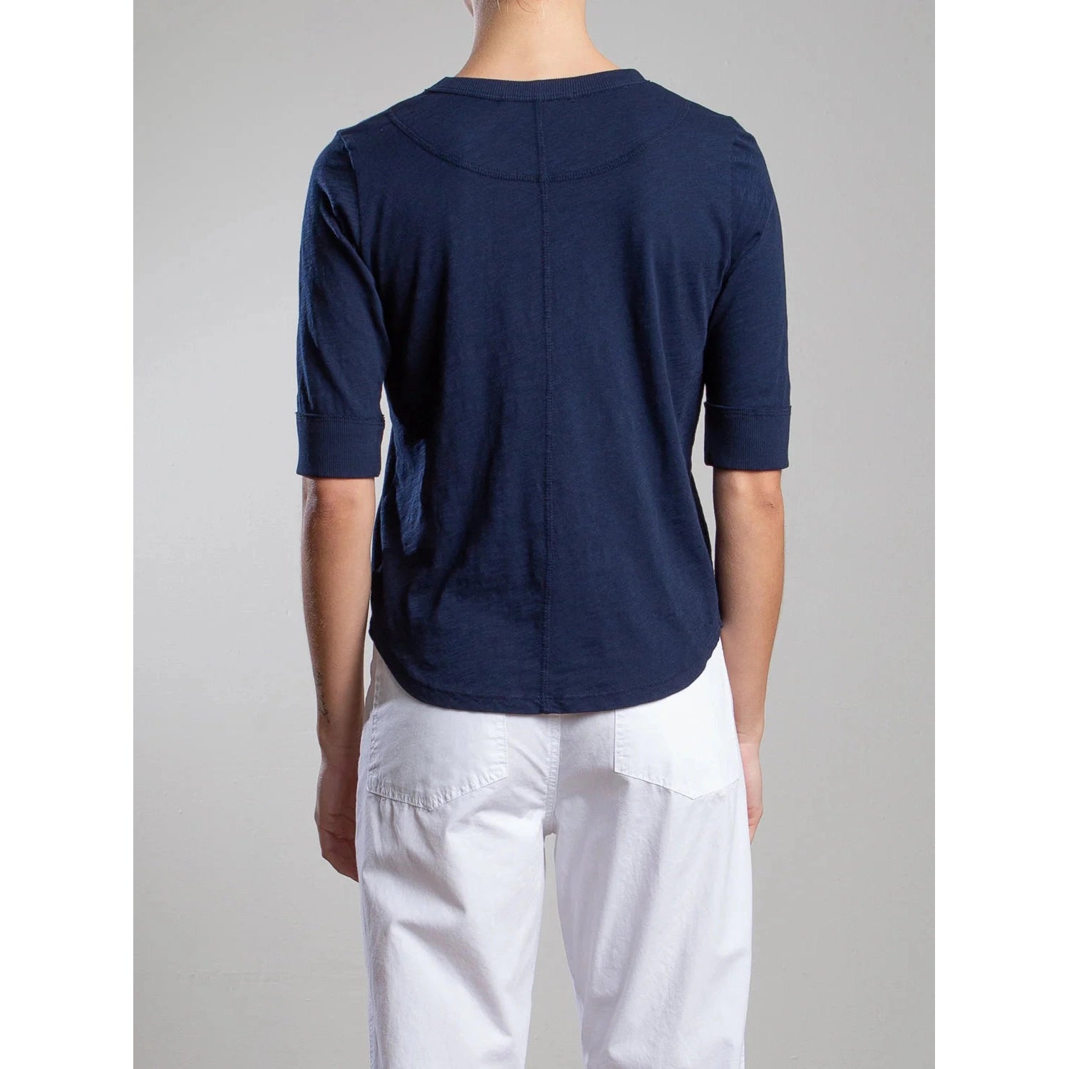 Giada Slim Tee in Supima Slub Pharaoh