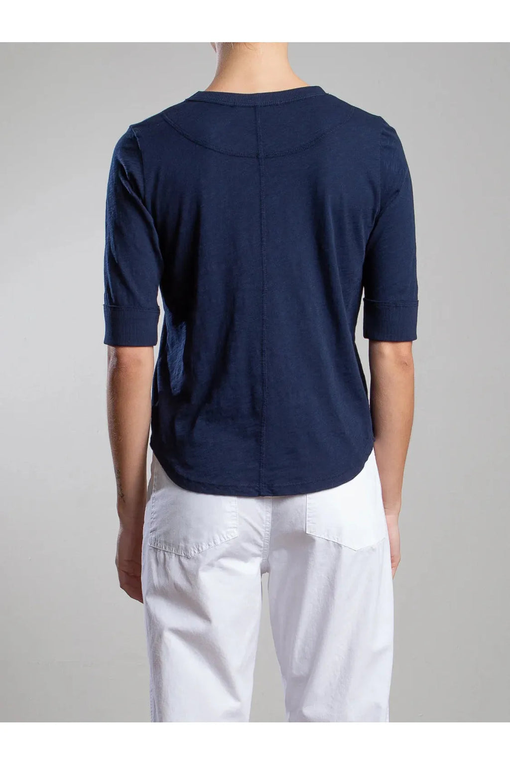 Giada Slim Tee in Supima Slub Pharaoh
