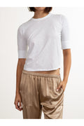 Giada Slim Tee in Supima Slub Pharaoh