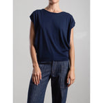 Terrance Tuck Tee in Tissue Jersey Pharaoh