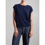 Terrance Tuck Tee in Tissue Jersey Pharaoh