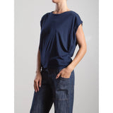 Terrance Tuck Tee in Tissue Jersey Pharaoh