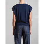 Terrance Tuck Tee in Tissue Jersey Pharaoh