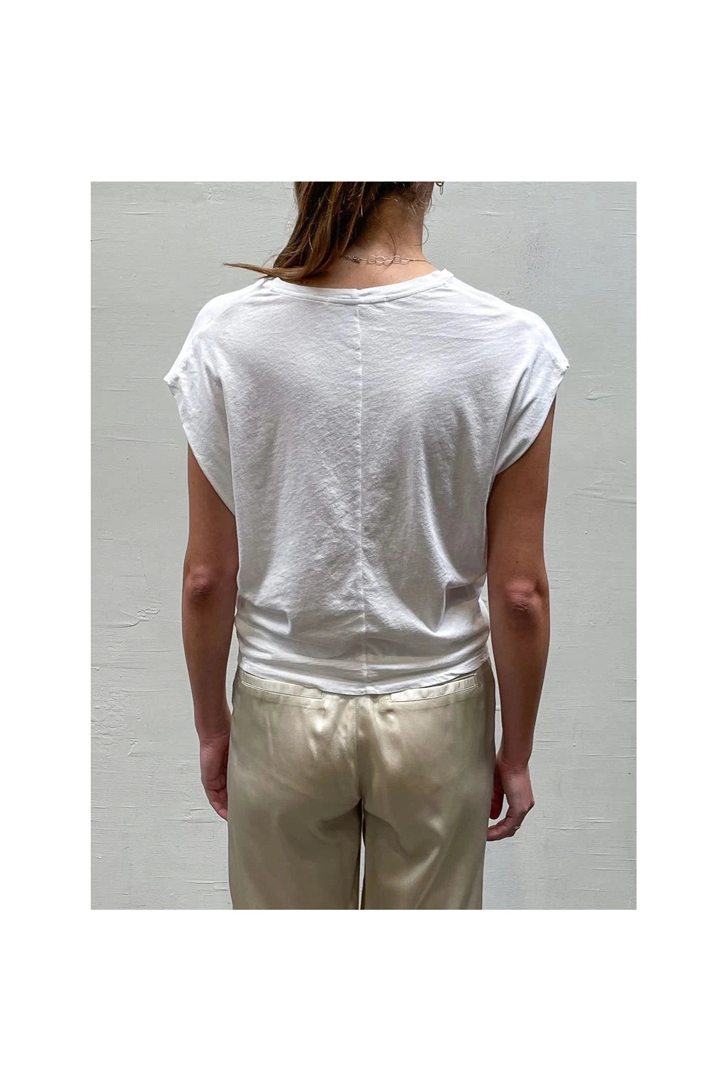 Terrance Tuck Tee in Tissue Jersey Pharaoh