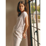 Terrance Tuck Tee in Tissue Jersey Pharaoh