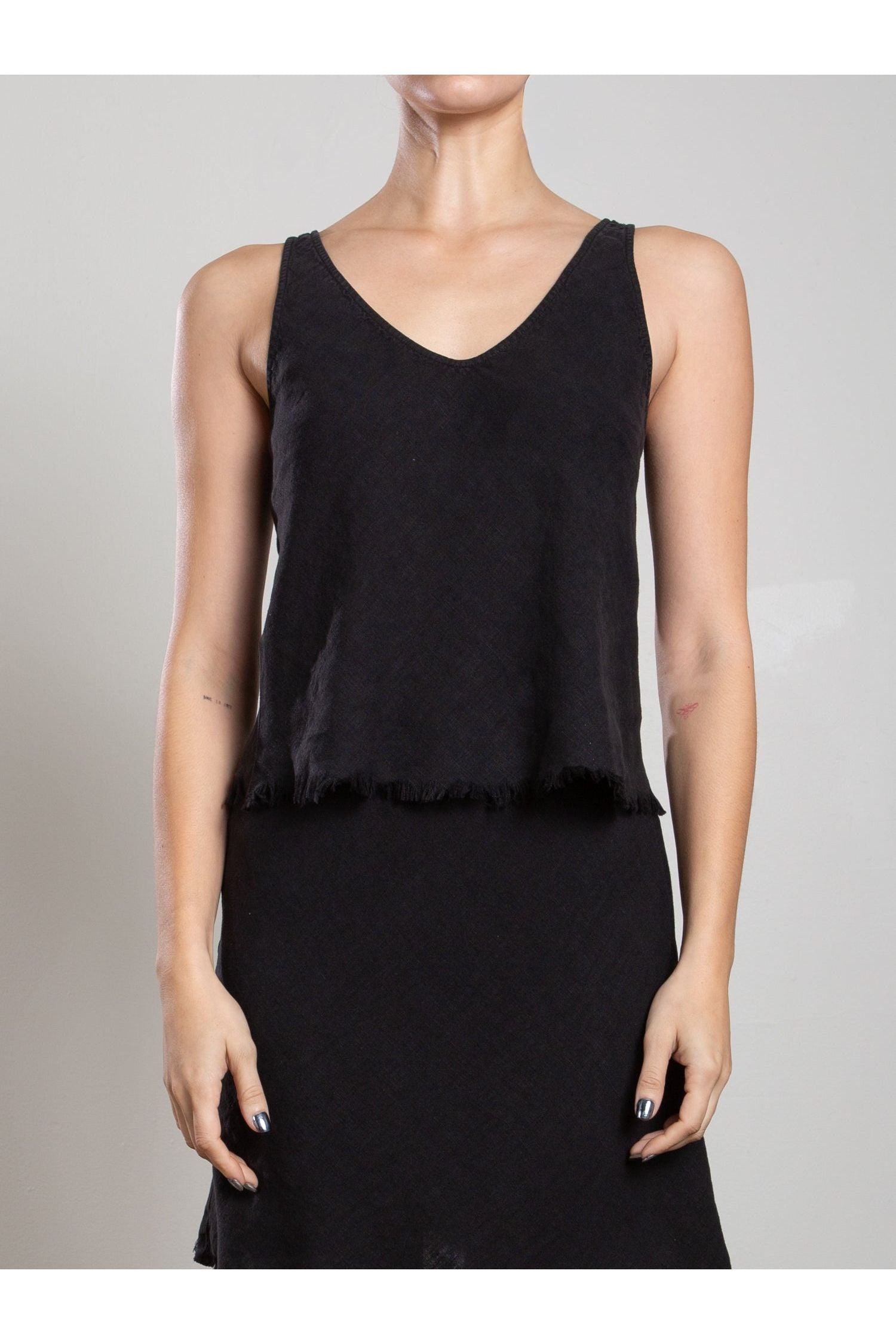 Jennie Tank in Heritage Linen Pharaoh