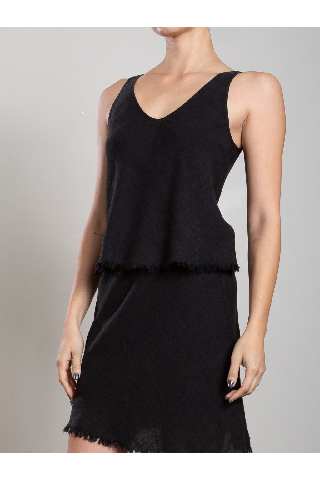 Jennie Tank in Heritage Linen Pharaoh