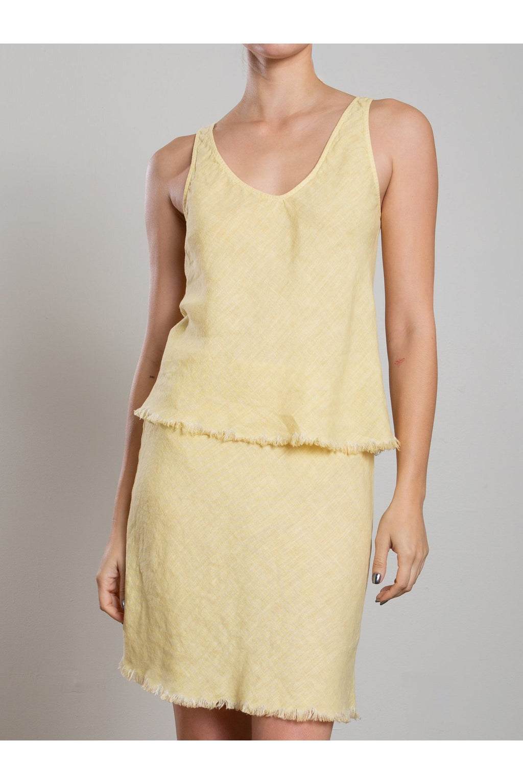 Jennie Tank in Heritage Linen Pharaoh