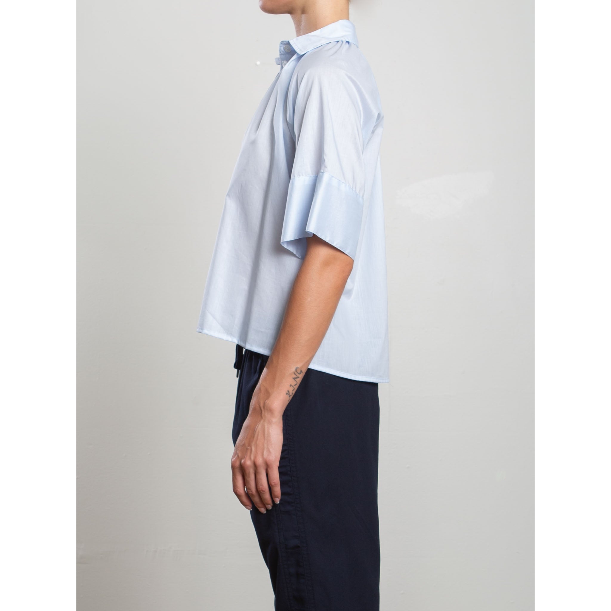 Halle Shirt in Spanish Voile Pharaoh