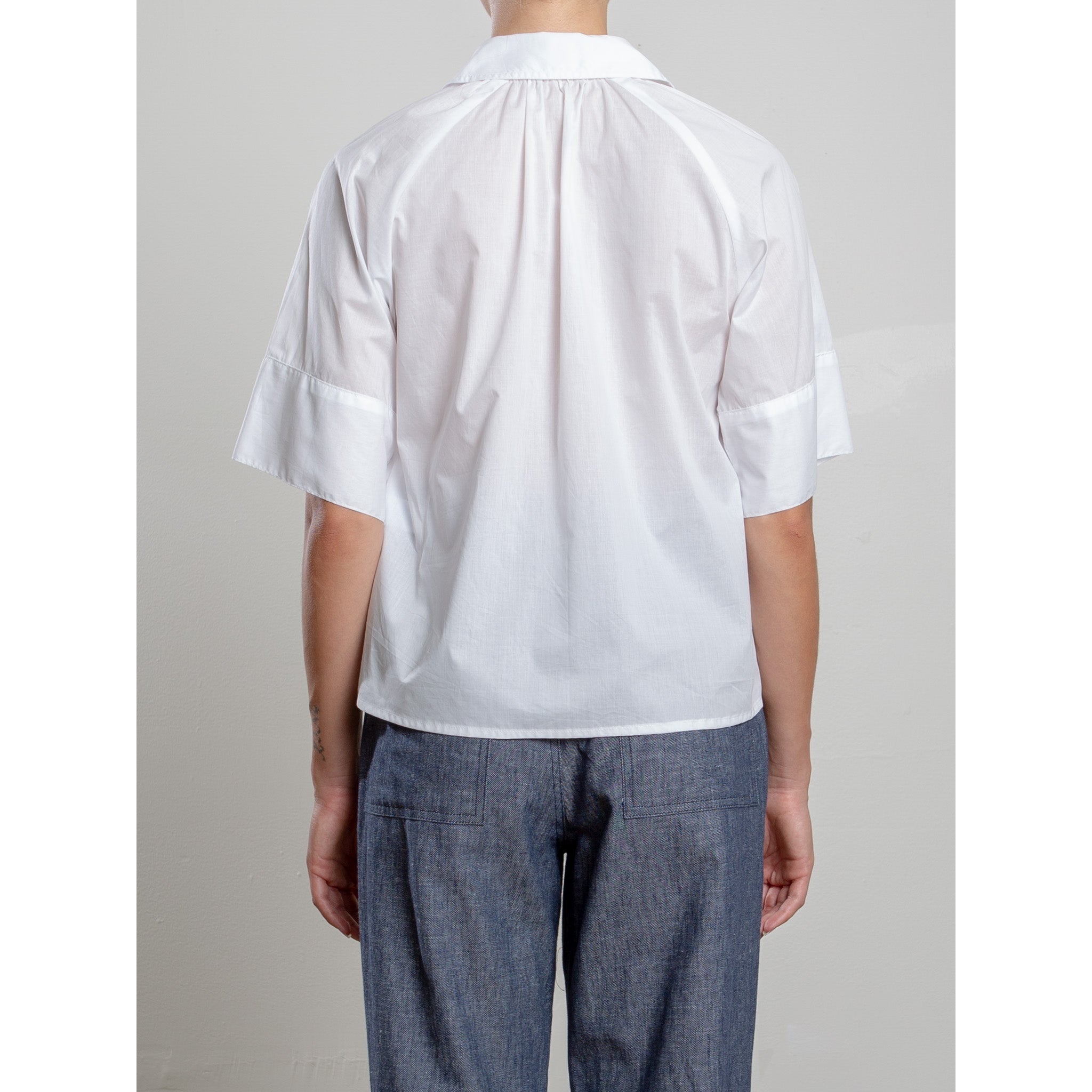 Halle Shirt in Spanish Voile Pharaoh