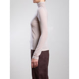 Shiloh Turtleneck in Cashmere Jersey Pharaoh