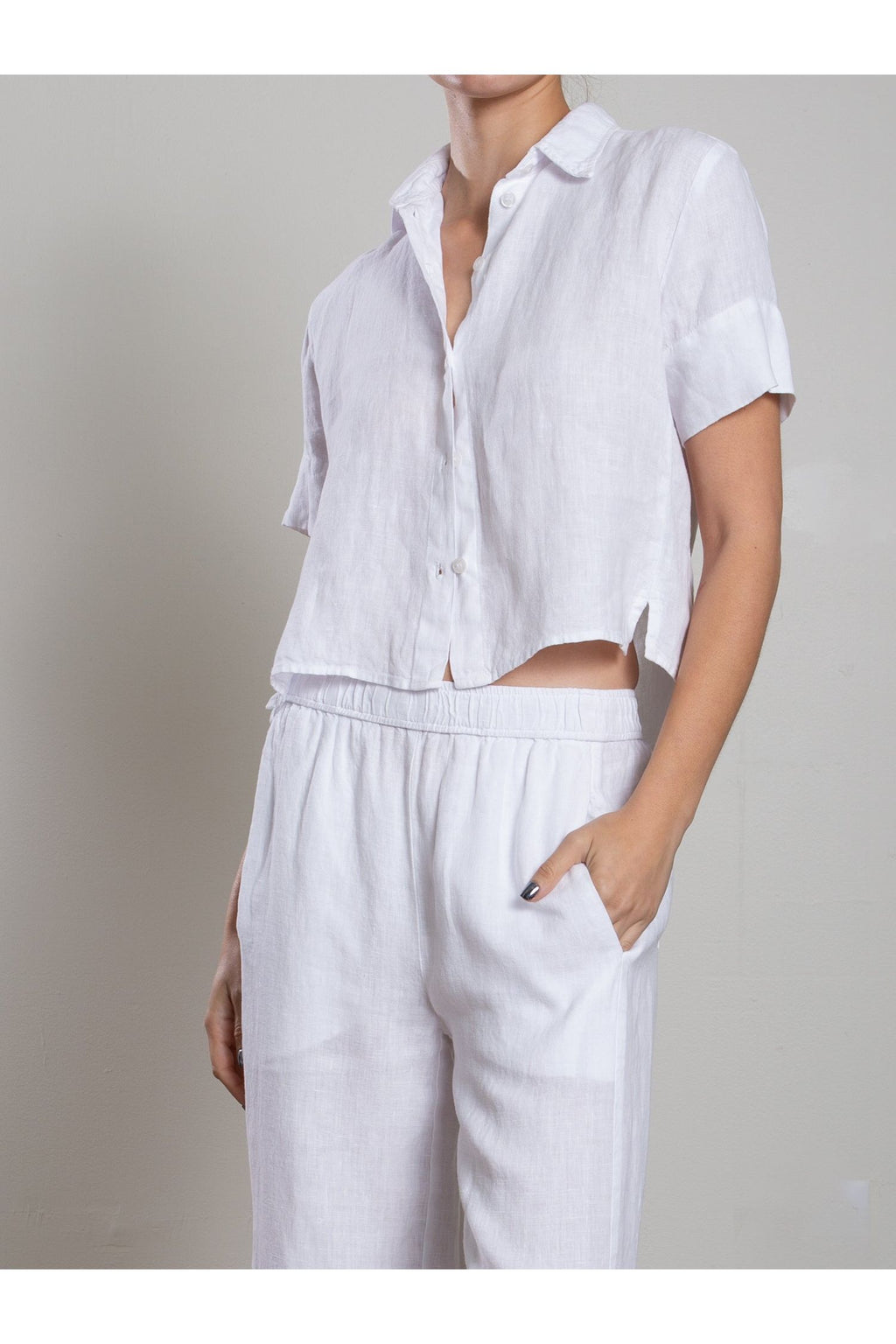 Teddy Shirt in Heritage Linen Pharaoh