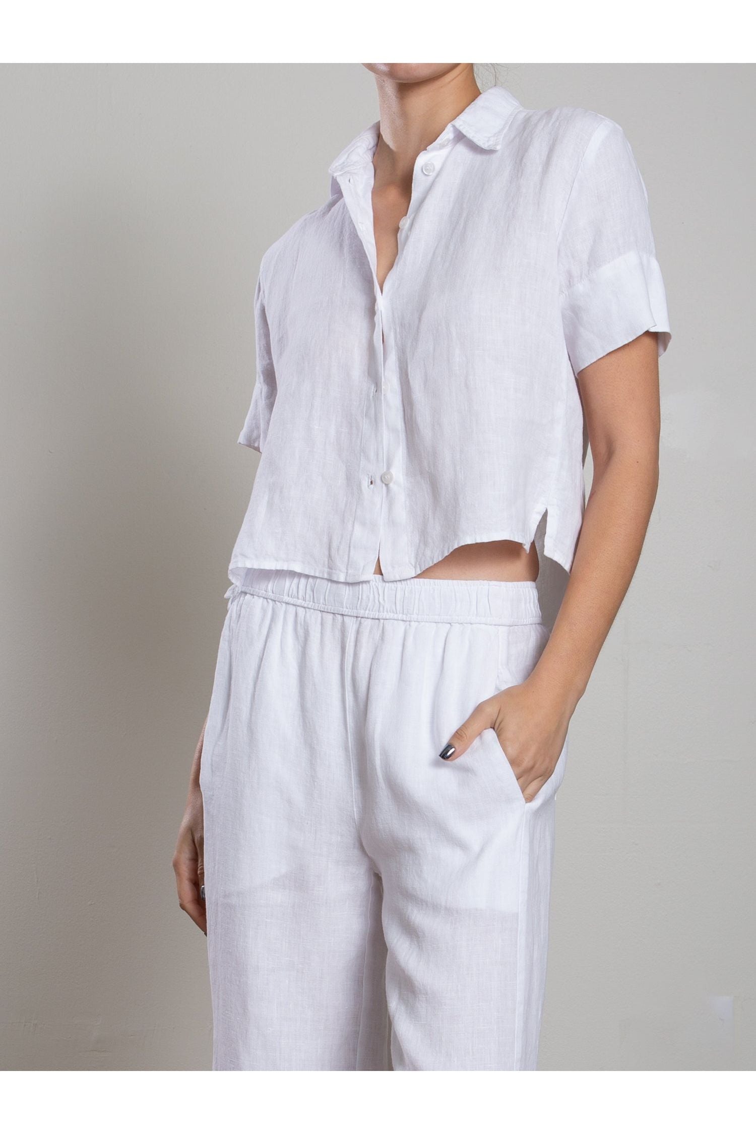 Teddy Shirt in Heritage Linen Pharaoh