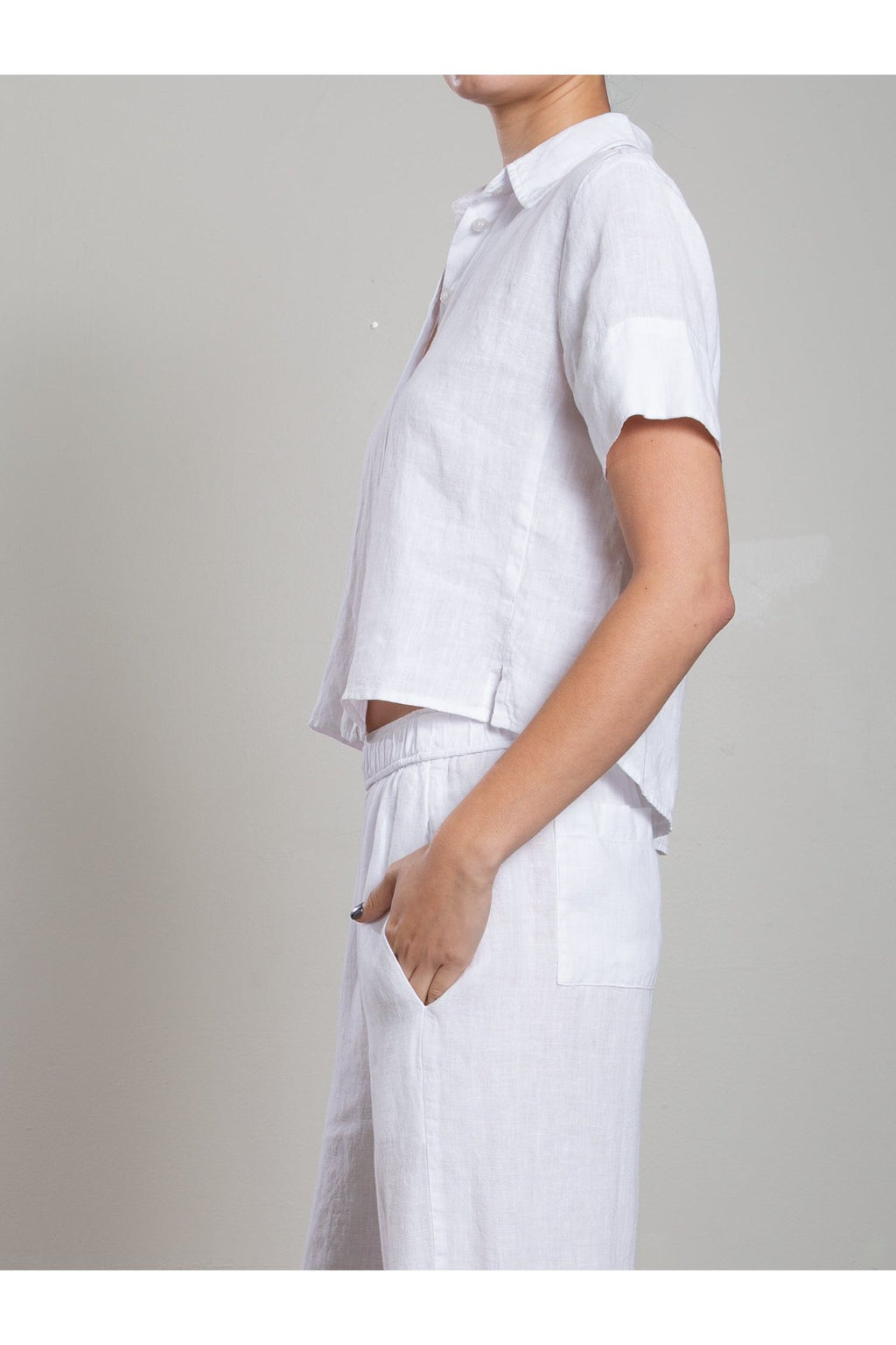 Teddy Shirt in Heritage Linen Pharaoh