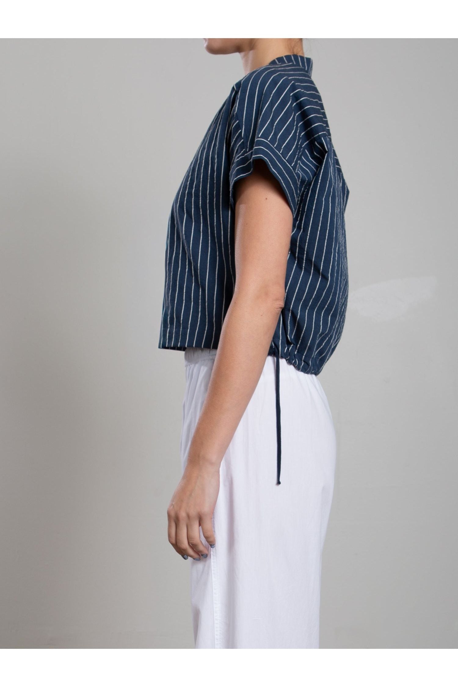 Sia Shirt in Raised Stripe Pharaoh