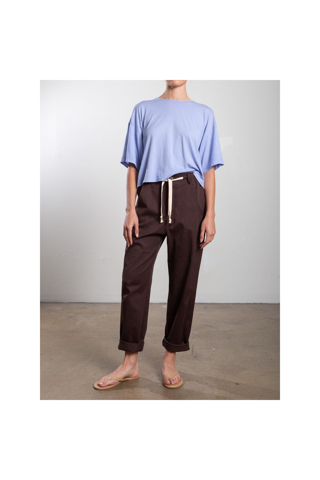 Claire Pant in Cotton Twill Pharaoh