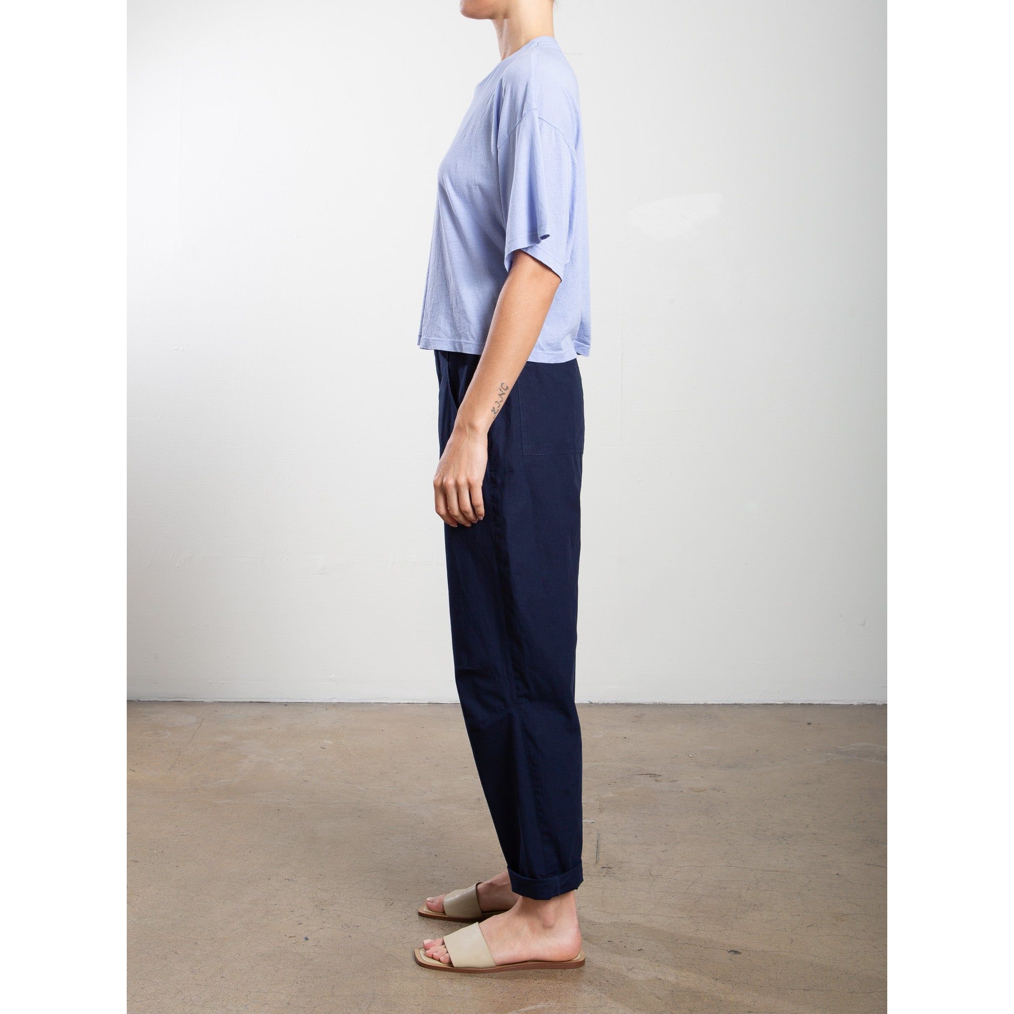 Claire Pant in Cotton Twill Pharaoh