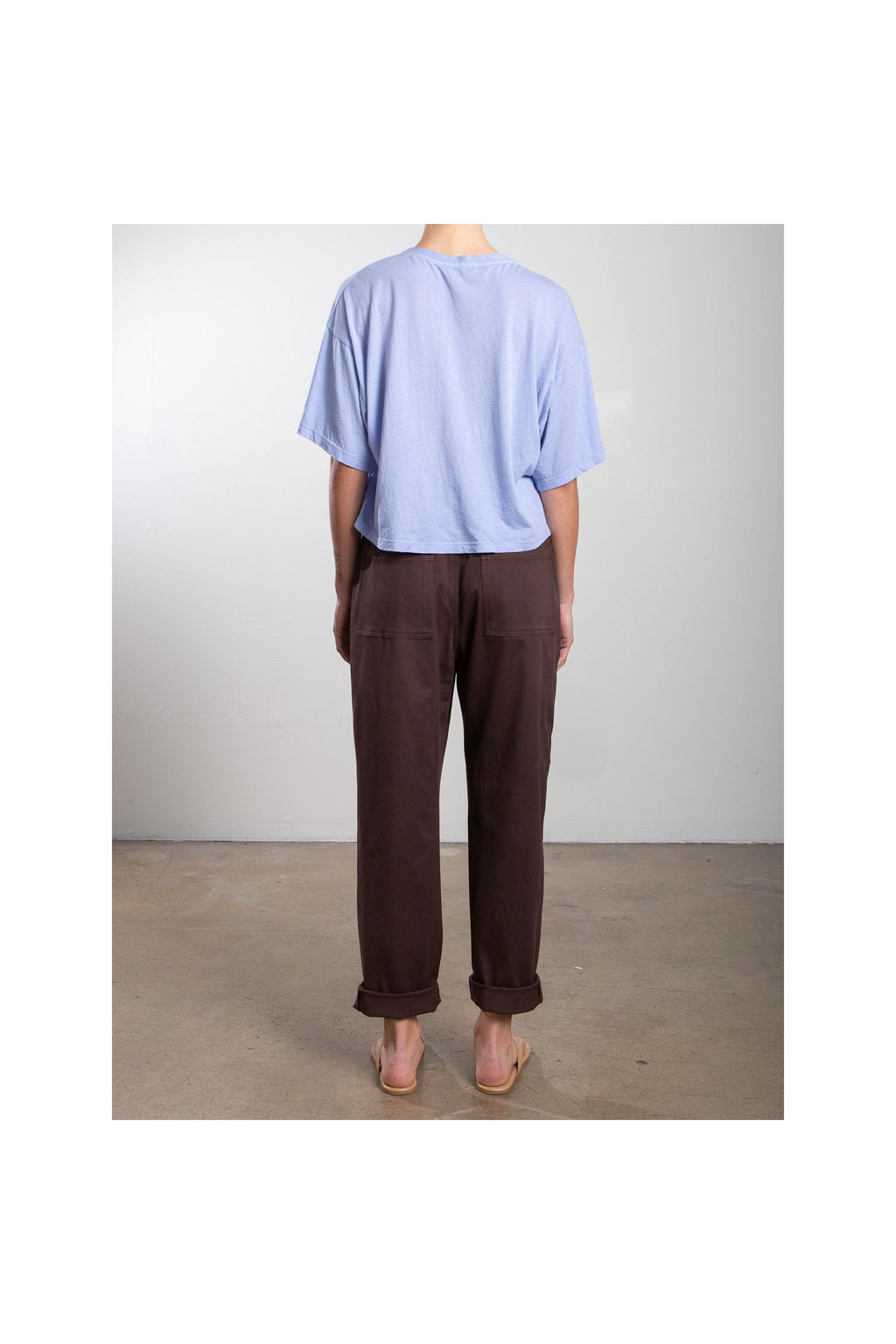 Claire Pant in Cotton Twill Pharaoh