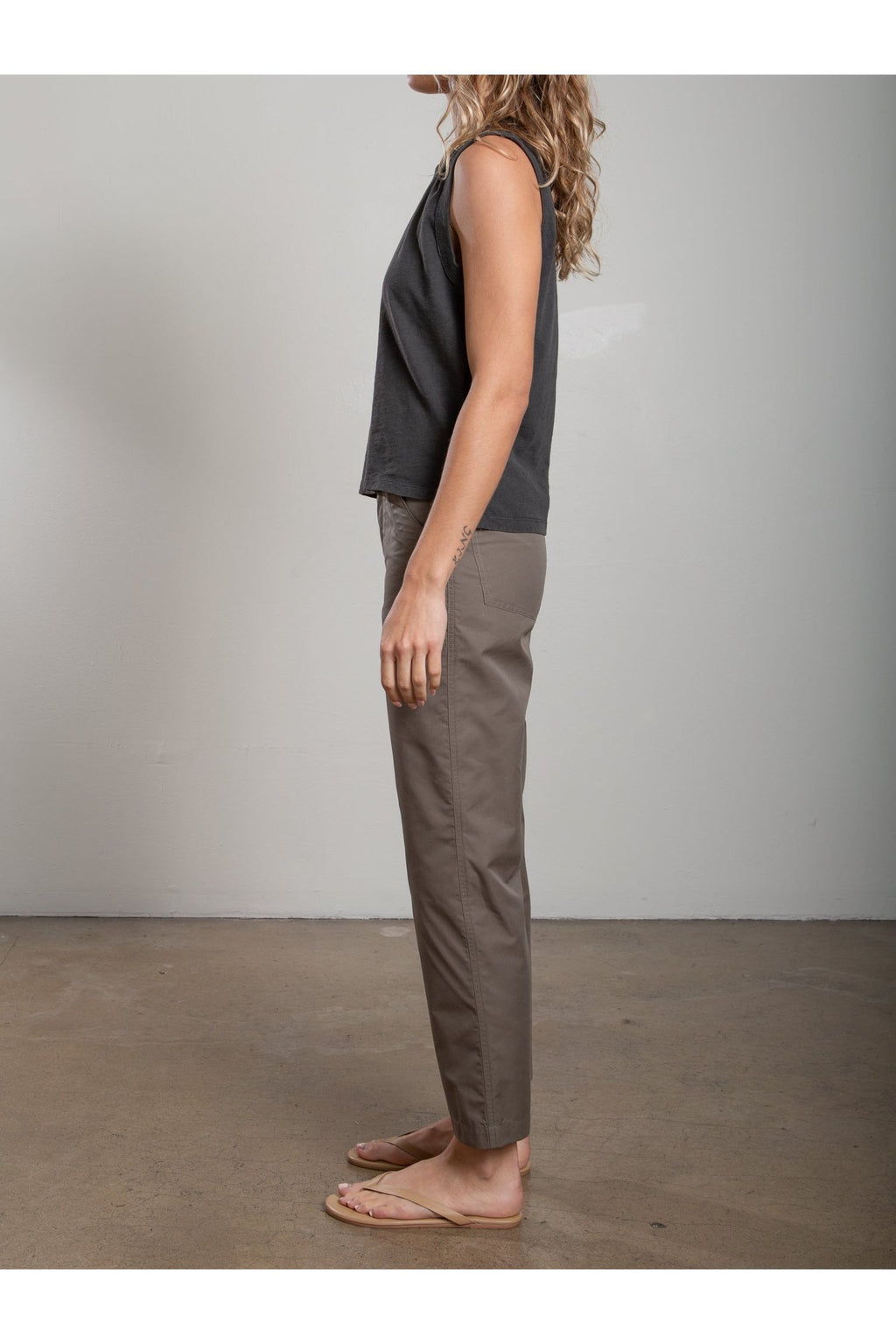 Ellis Pant in Cotton Tencel Pharaoh