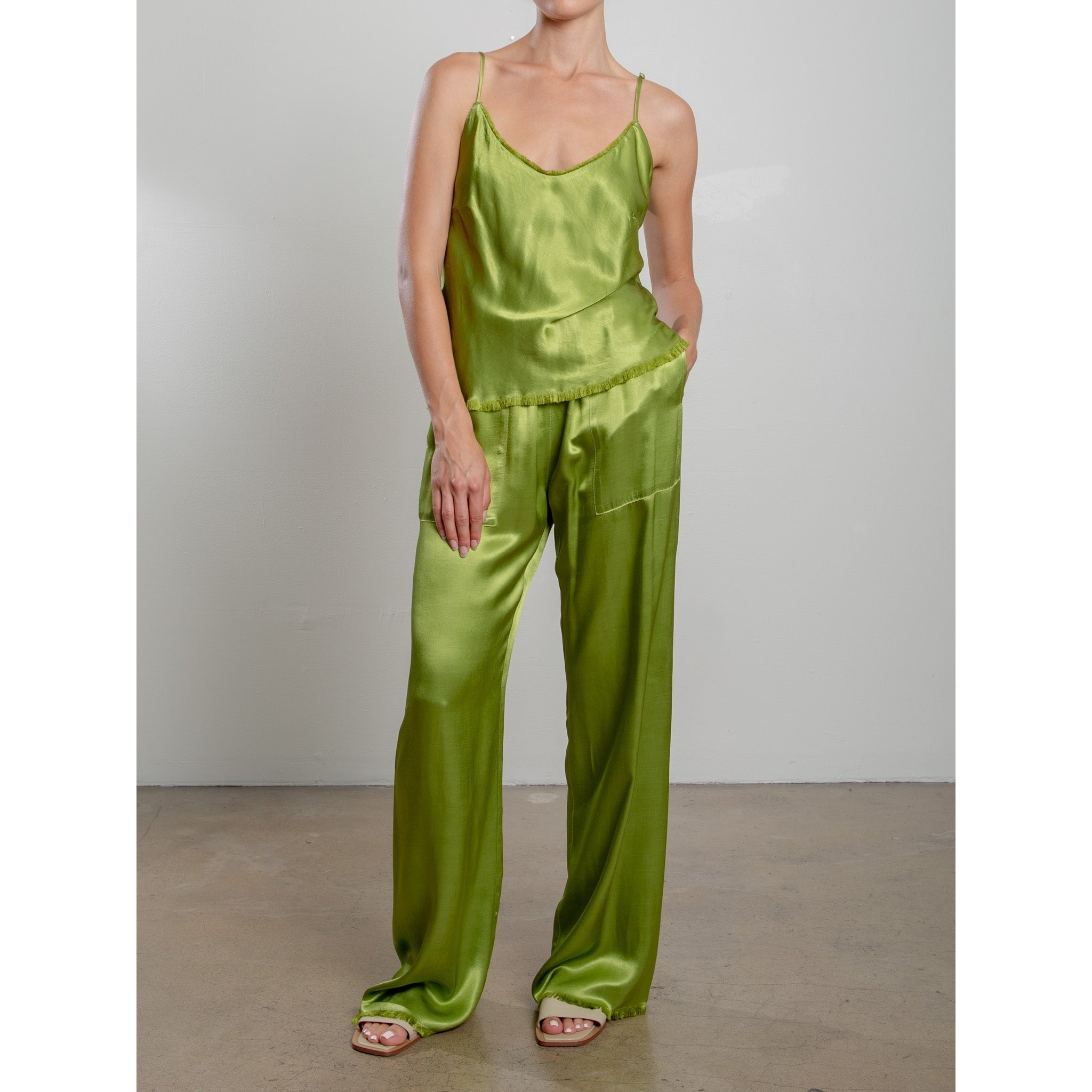 Taryn Pant in Vintage Satin Pharaoh