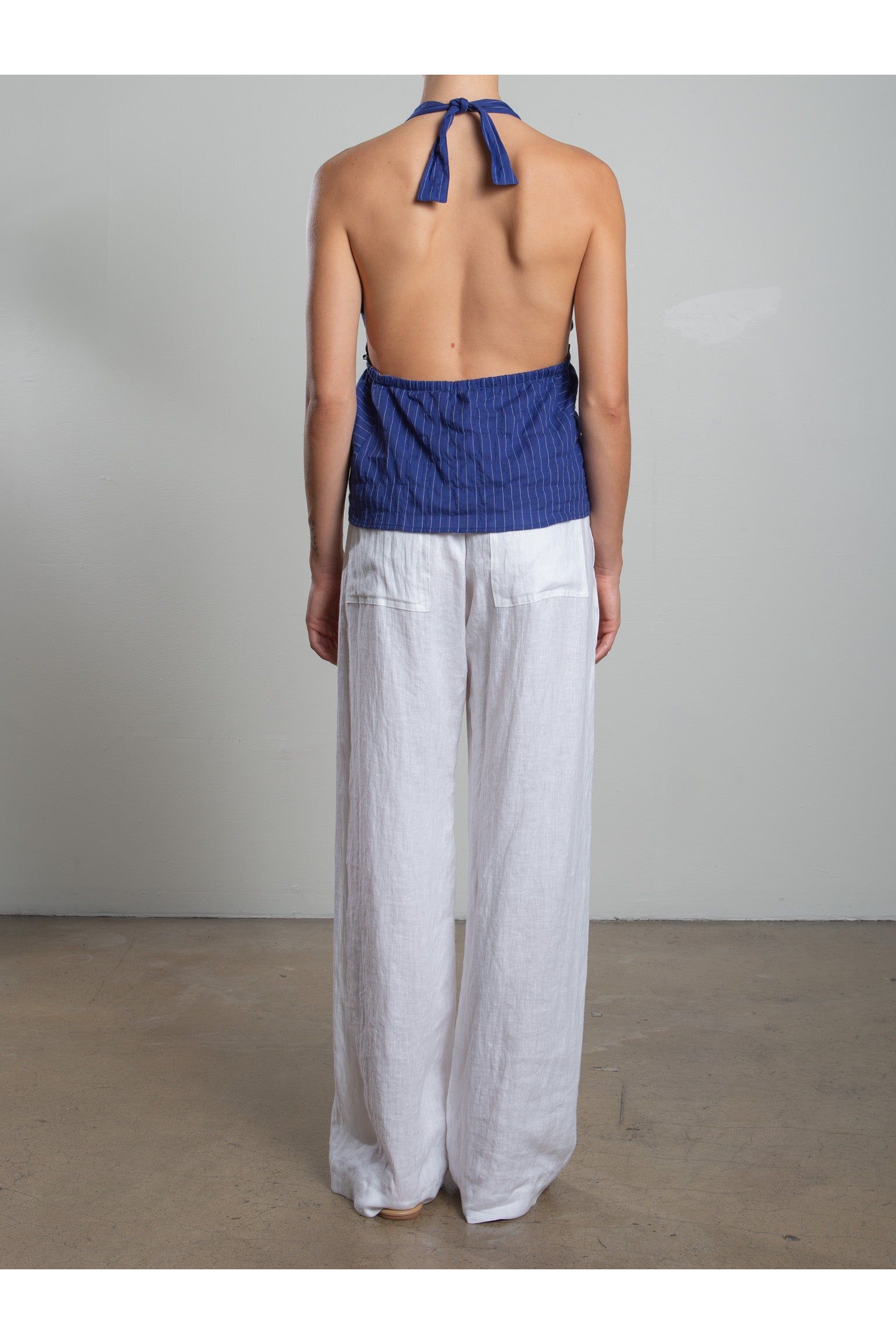Casey Pant in French Linen Pharaoh