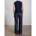 Aiden Mid-Rise Pant in Denim Pharaoh