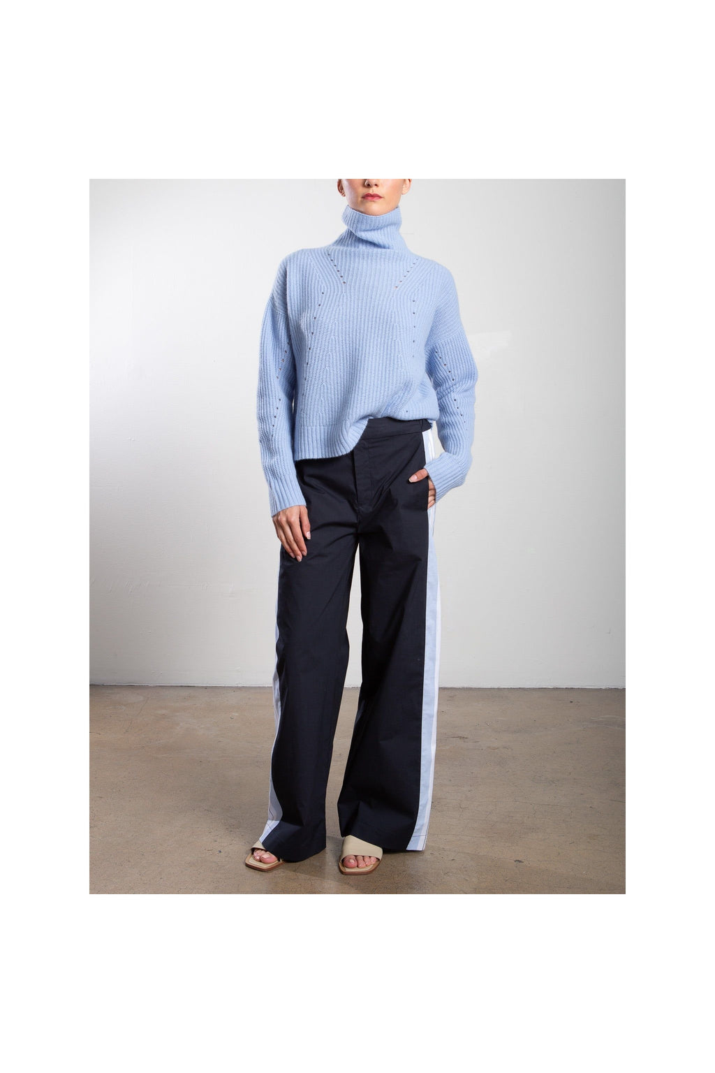 Wes Pant in Marbella Poplin Pharaoh