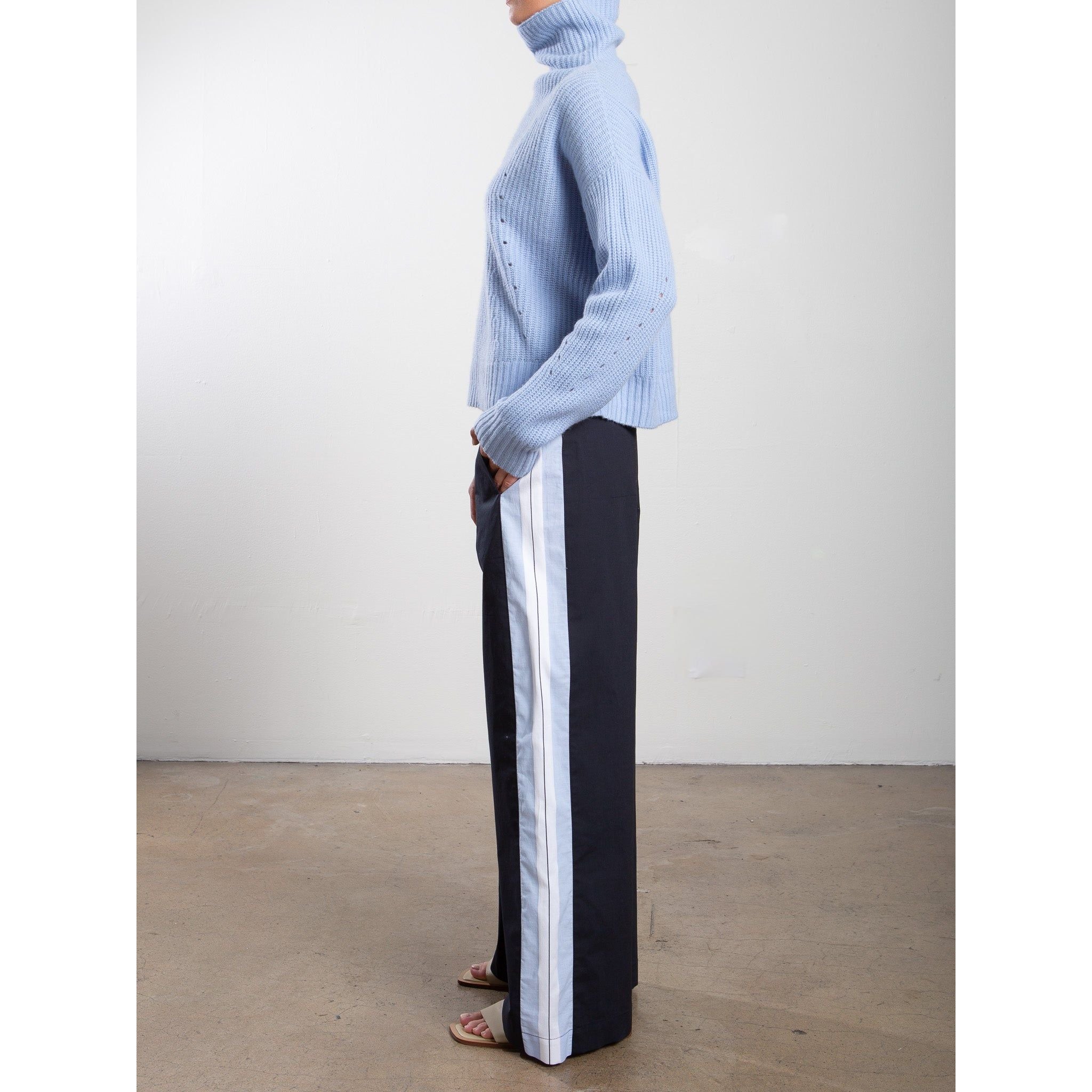 Wes Pant in Marbella Poplin Pharaoh