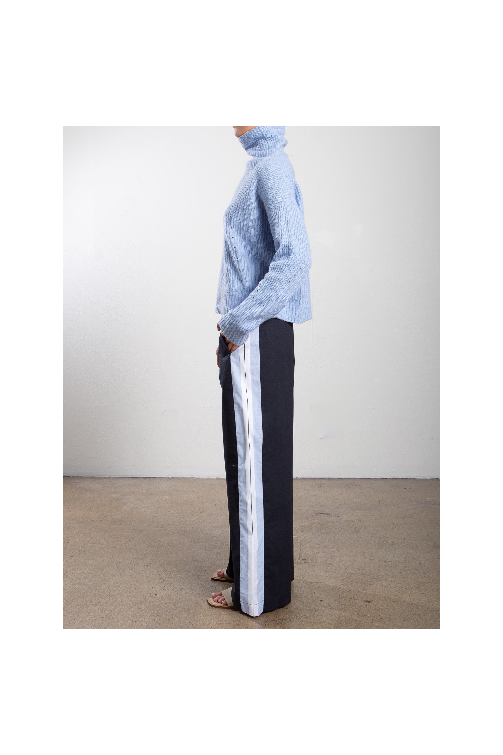 Wes Pant in Marbella Poplin Pharaoh