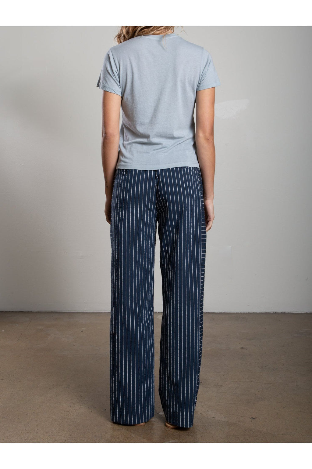 Wes Pant in Raised Stripe Pharaoh