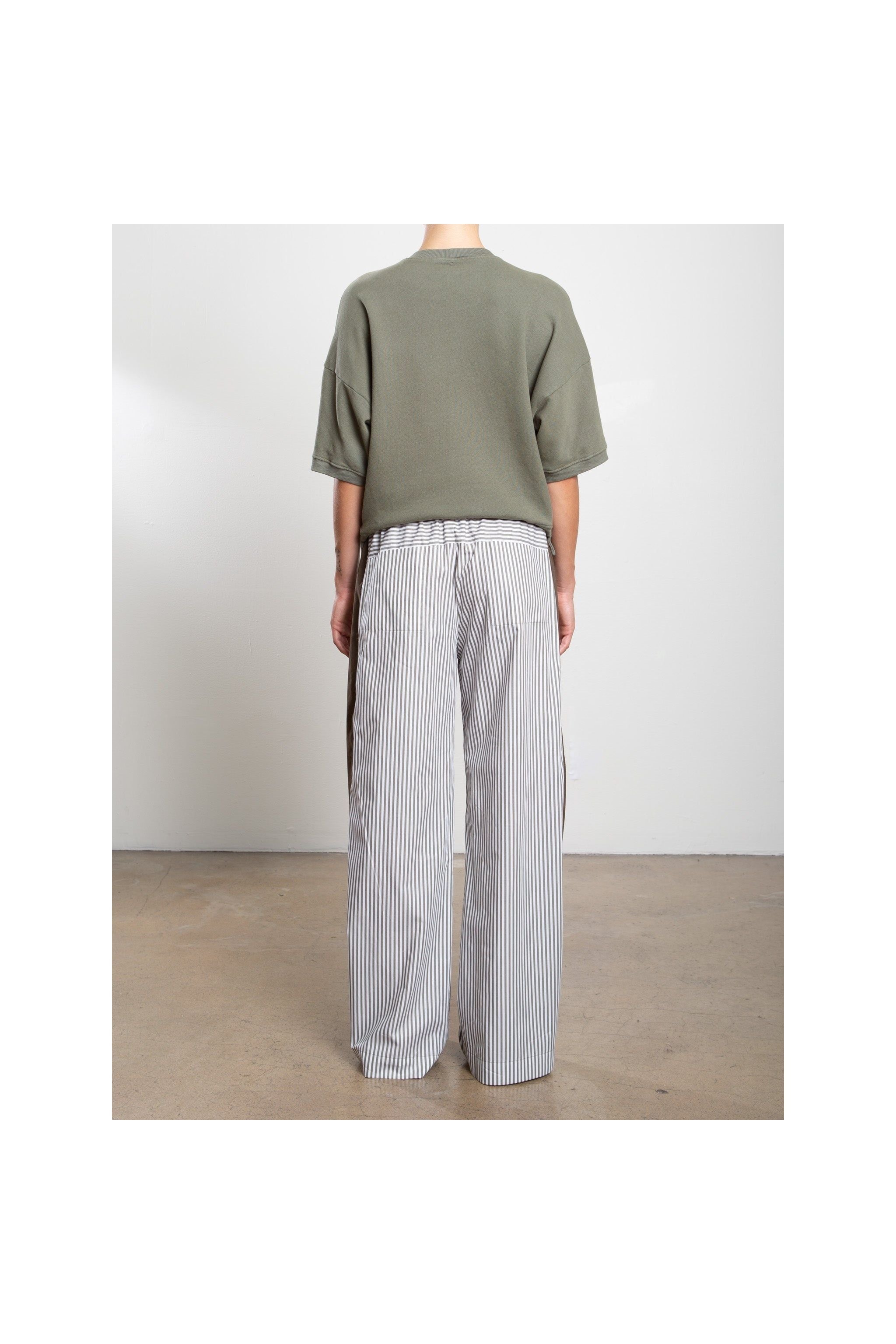 Wes Pant in Organic Cotton Stripe Pharaoh