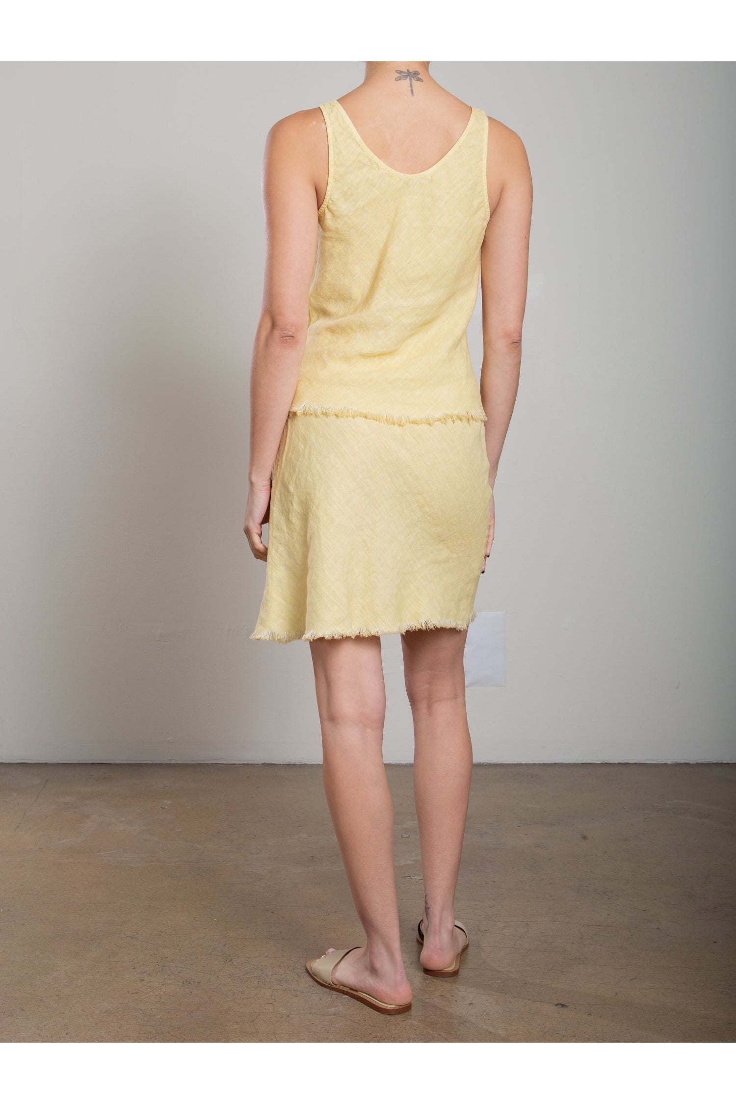 June Skirt in Heritage Linen Pharaoh
