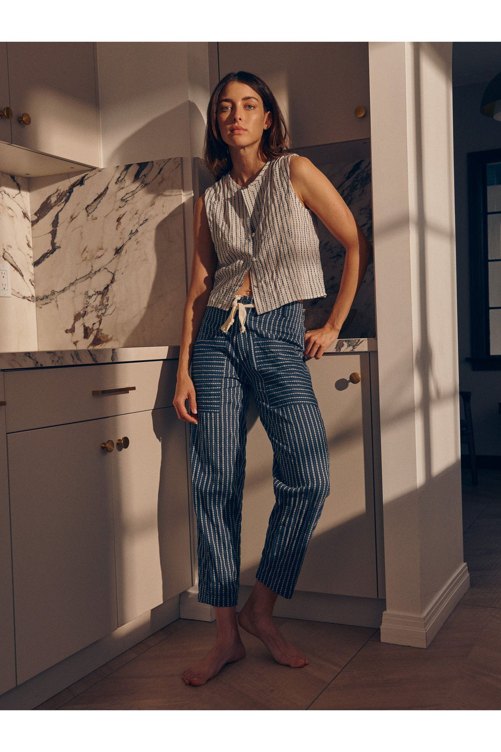 Ezra Pant in Heritage Dobby Pharaoh