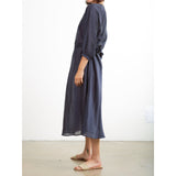 Pharaoh Carmen Dress in Gossamer Navy