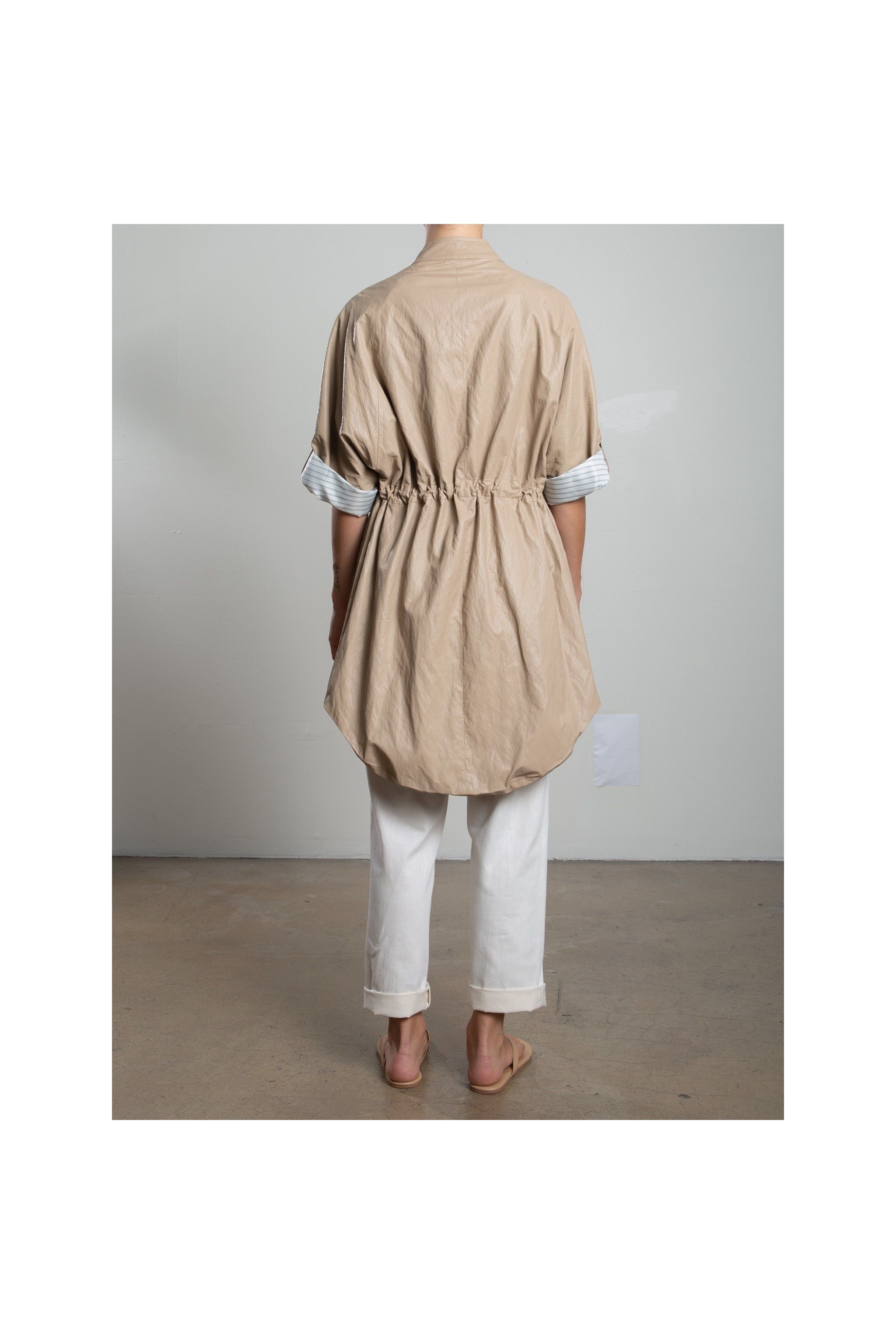 Tracy Jacket in Faux Leather Pharaoh