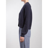 Pharaoh Molly Cotton Cardigan - Ink