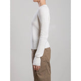 Light Gray Pharaoh Liam Crewneck in Cotton Knitwear