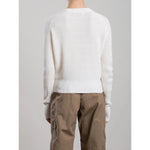 Light Gray Pharaoh Liam Crewneck in Cotton Knitwear