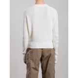 Light Gray Pharaoh Liam Crewneck in Cotton Knitwear